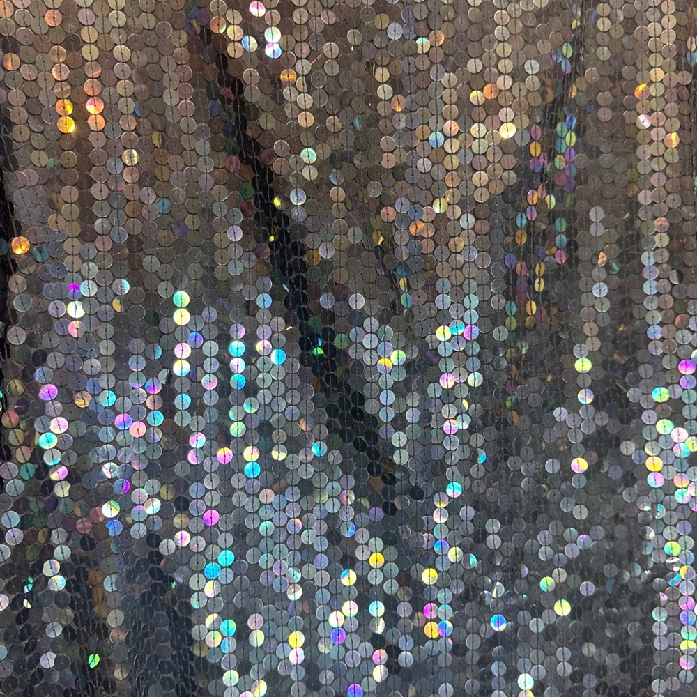 Diane Gilman 100%‎ silk sequins jacket L NWT - Picture 13 of 16